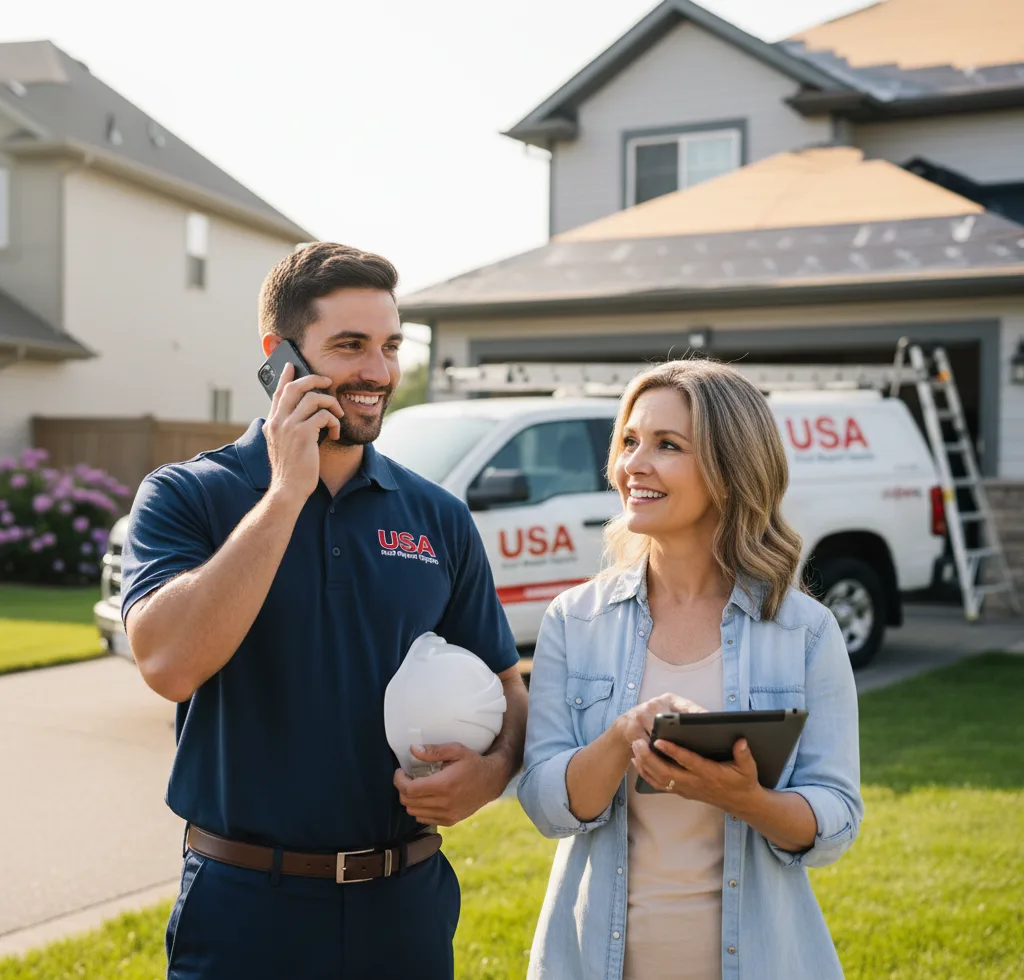 USA Roof Repair Experts customer support in Avilla